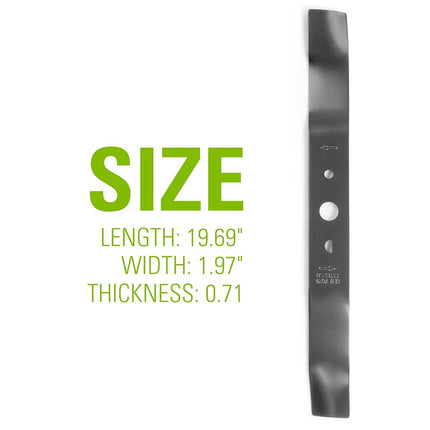 GreenWorks 29172 20-Inch Replacement Lawn Mower Blade