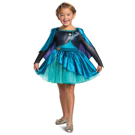 Costume Tutu Reine Anna pour tout-petits, Disney La Reine des Neiges 2, Taille classique M (3T-4T)