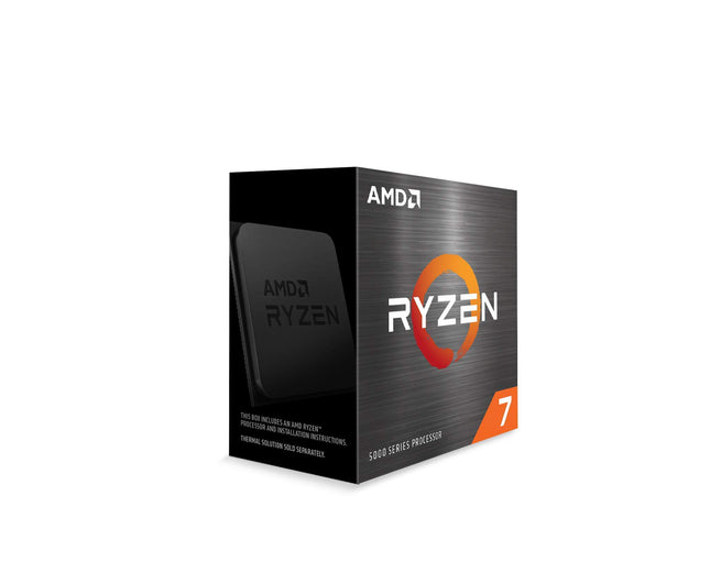 Procesador AMD Ryzen 7 5800X (8 núcleos/16 hilos, 105 W TDP, zócalo AM4, 36 MB de caché, frecuencia de aumento máx. de 4,7 GHz, sin refrigerador)