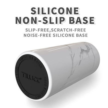 TILUCK Skinny Can Cooler, Stainless Steel Insulated Slim Cans, 12 oz