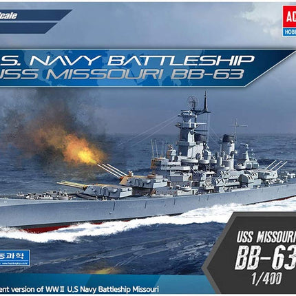 Academy 1: 400 - USS Missouri Bb-63