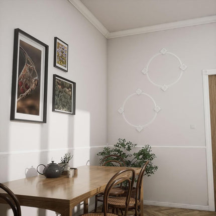 3 1/2"W x 6 1/2"H x 1"P Americraft Solid Paint Grade Wood Smooth Plinth Block with Squared Edge, Primed Pine