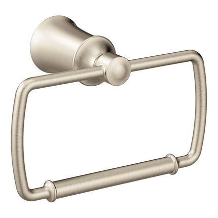 Moen YB2186BN Dartmoor Towel Ring, Brushed Nickel