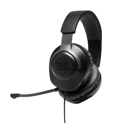 JBL Quantum 100 Wired Over-ear Gaming Headphones- Black