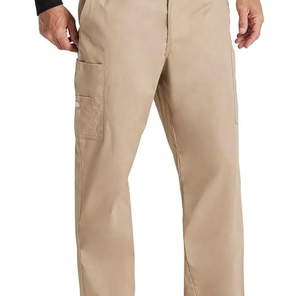 Dickies Men's 81006 (Pull-on Pants) Medical Scrubs, Dark Khaki, X-Large Tall