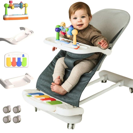 CuddoBaby Baby Bouncer 4-in-1 on Wheels, Detachabl