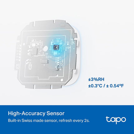 Tapo Temperature & Humidity Monitor T315, 2.7in E-Ink Display