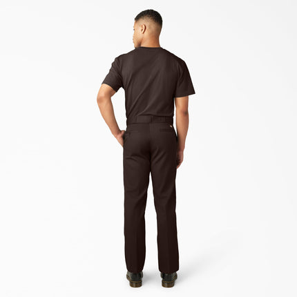 Dickies Men's Original 874 Work Pants, Dark Brown, 29W x 32L