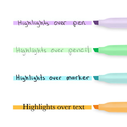 SHARPIE® Accent Pocket Resaltadores, Punta Cincel, Barriles Surtidos, Tinta Pastel Suave Surtida, Paquete de 6 Resaltadores