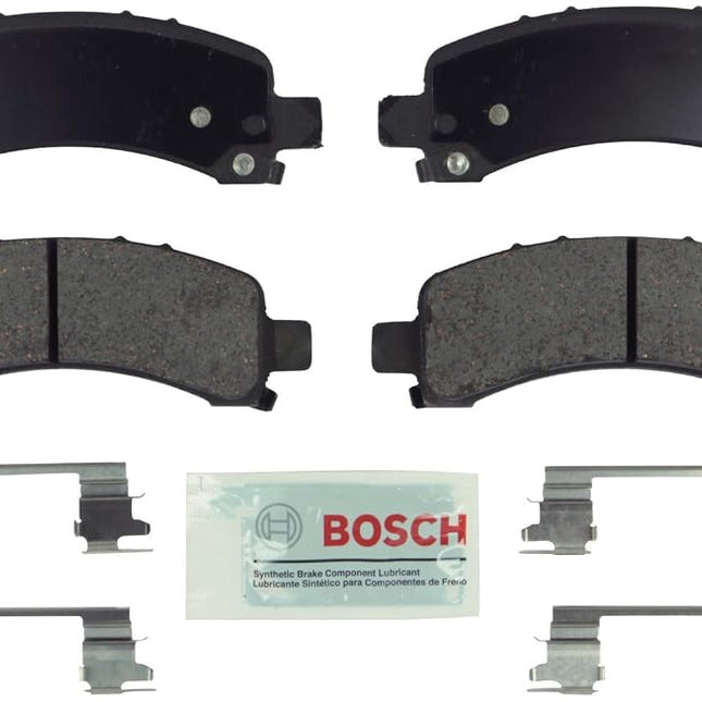 BOSCH BE974H Blue Ceramic Disc Brake Pad Set with 