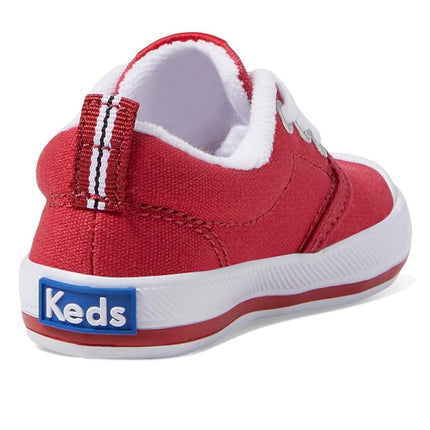 Keds Girl's Graham (Toddler) Sneaker, Red, 8 US Little Kid