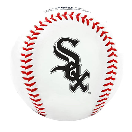 Jarden Sports Licensing Rawlings 1240029121 Balle de baseball à logo de l'équipe des White Sox de Chicago de la MLB, officielle, blanche