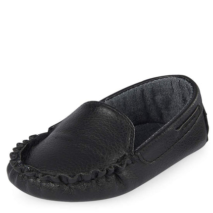 The Children's Place Baby-Boy's Dress Loafers, Bla