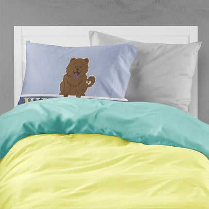 Caroline's Treasures Chow Chocolate Welcome Pillowcase, Multicolor, Standard
