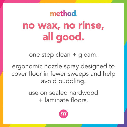 Method Floor Cleaner, Squirt & Mop Hard Floor Cleaner, Almond Fragrance, 739 ml