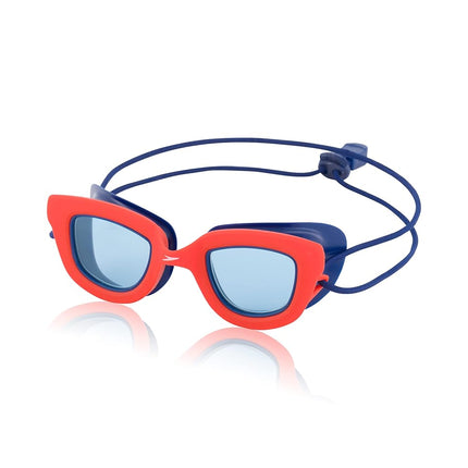 Speedo Sunny G Seariders Kids Swim Goggles, Speedo Red/Cobalt One Size