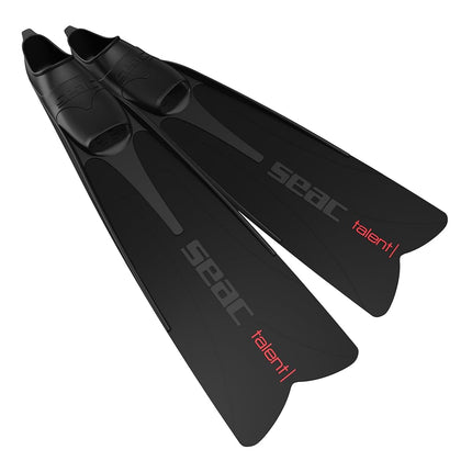 Seac Talent, Semi-Long Fins for spearfishing, free diving and diving, black, 41/42