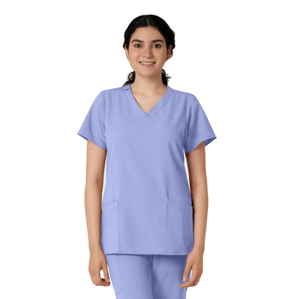 WonderWink 6255ACEILMD W123 Women's Basic V-neck T