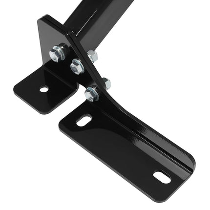 ALMULOO 2 Inch Receiver Class 3 Trailer Hitch Compatible with 2007-2015 Lincoln MKX 2007-2014 Ford Edge Black Steel Trailer Tow Hitch
