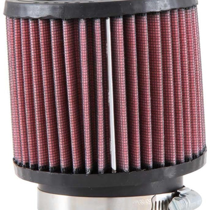 K&N Universal Clamp-On Air Intake Filter: High Performance, Premium, Washable, Replacement Air Filter: Flange Diameter: 3 In, Filter Height: 4 In, Flange Length: 1 In, Shape: Round, RB-0900 , Black