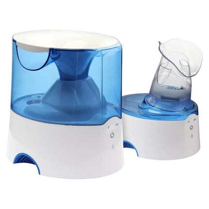 Crane USA Personal Steam Inhaler & Warm Mist Humidifier, Blue and White