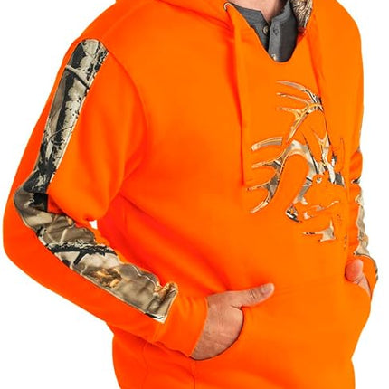 Legendary Whitetails Men's Camo Outfitter Hoodie, Inferno, 3XL