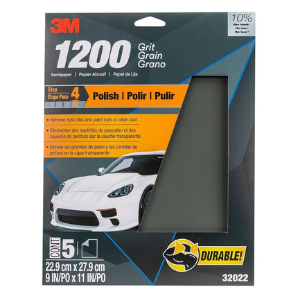 3M 32022 Imperial Wetordry 9" x 11" 1200 Grit Sheet