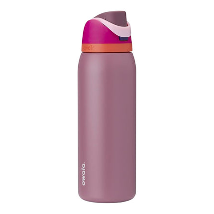 Owala FreeSip Stainless Steel Insulated Water Bottle with Straw for Sports Travel School BPA Free Sports Water Bottle,40oz Crown Jewel