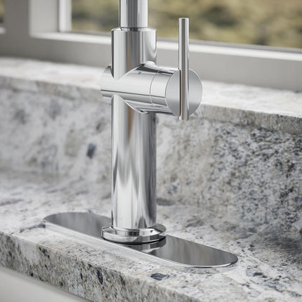 KOHLER 22974-WB-CP Crue Touchless and Voice Activated Kitchen Sink Faucet with Pull Down Sprayer, Kitchen Sink Faucet with Motion Sensor, Hands Free Kitchen Faucet, Polished Chrome
