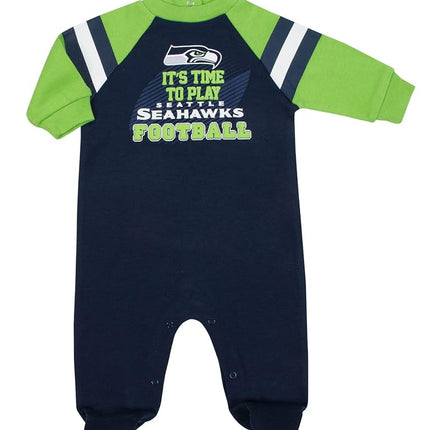 Gerber NFL Baby Boy Sleep & Play, Little Boys, Baby Sleep & Play, Blue, 6-9 Months