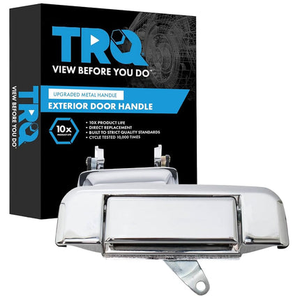 TRQ Rear Metal Tailgate Handle Chrome Direct Fit f