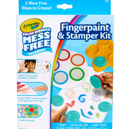 CRAYOLA Color Wonder Mess Free Fingerpaint & Stamp