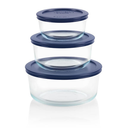 Pyrex Storage Round Food Storage Container Set wit