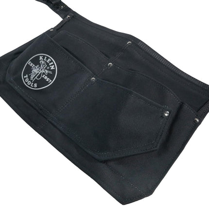 KLEIN TOOLS 42200 Tool Apron with Deep Pockets for Hand Tools, Size Medium to Large, Great Electricians Gift
