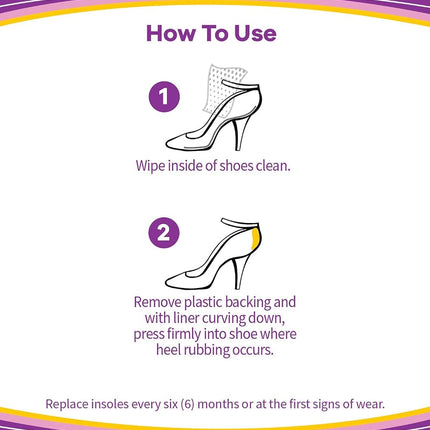 Dr. Scholl's Stylish Step Gel Heel Liners, 1 Pair - One size fits all