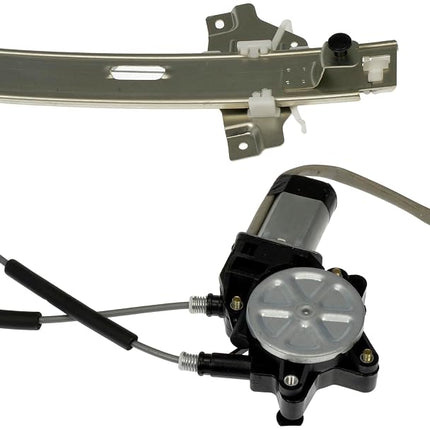 Dorman 748-385 Conjunto de regulador y motor del elevalunas eléctrico trasero del lado del pasajero para modelos selectos de Kia