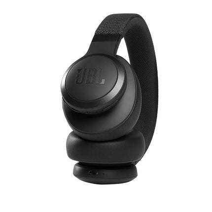 JBL Live 660NC - Wireless Over-Ear Noise Cancelling Headphones with Long Lasting Battery and Voice Assistant - Black, Medium