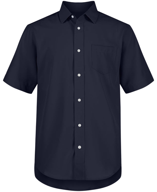 Nautica Boys' School Uniform Short Sleeve Button-D