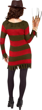 'Miss Krueger' Secret Wishes Costume for Adults - Nightmare on Elm St - Extra Small