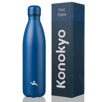 Konokyo Insulated Water Bottles,25oz Double Wall S
