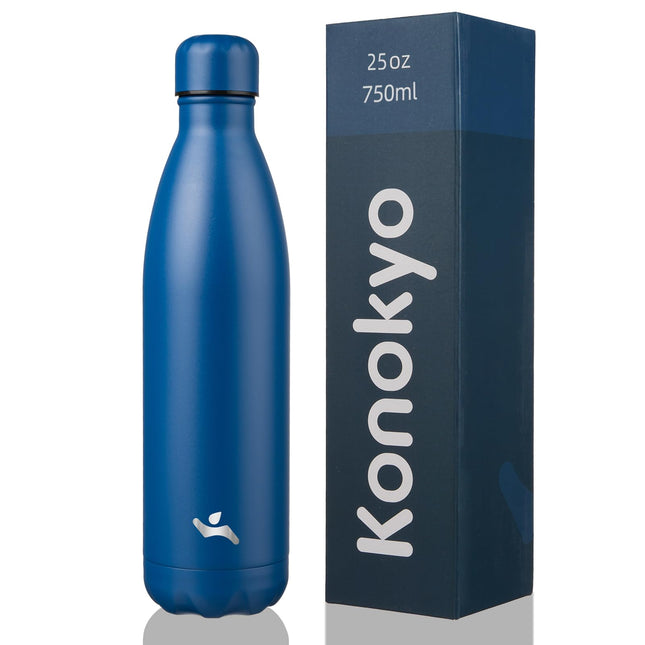 Konokyo Insulated Water Bottles,25oz Double Wall S