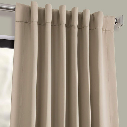 HPD Half Price Drapes Room Darkening Curtains 120 Inches Long for Bedroom & Living Room (1 Panel), 50 X 120, Classic Taupe