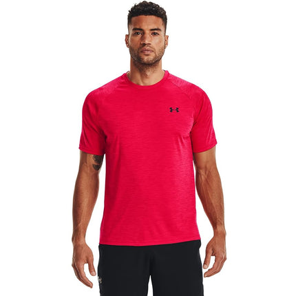 Under Armour Men's Velocity 2.0 Short Sleeve T Shirt, (600) Red / / Black, S
