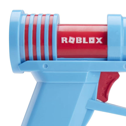 Nerf Roblox Mad City: Plasma Ray Dart Blaster, Pull-Down Priming Handle, 2 Elite Darts, Code to Unlock in-Game Virtual Item Multicolor F2497