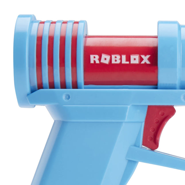 Nerf Roblox Mad City: Plasma Ray Dart Blaster, Pull-Down Priming Handle, 2 Elite Darts, Code to Unlock in-Game Virtual Item Multicolor F2497