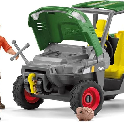 Schleich Farm World 42659 Collectible Forest Work 49 Pieces for Ages 3+