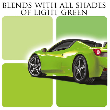 Car Gods Iris Custom Color Light Green 3-in-1 Polish Wax Colour Restorer & Scratch Remover 500 ml - 16 colors Available