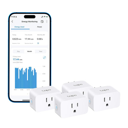 TP-Link 𝗧𝗮𝗽𝗼 Smart Plug Wi-Fi Mini, Energy Mon