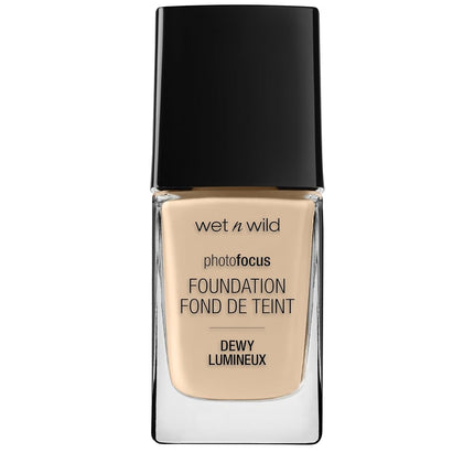 WET N WILD - Photo Focus Dewy Foundation Porcelain - 0.95 oz (28 ml)