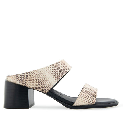 Aerosoles Women's Nika Slide Sandal, Roccia Snake Print Leather, 6